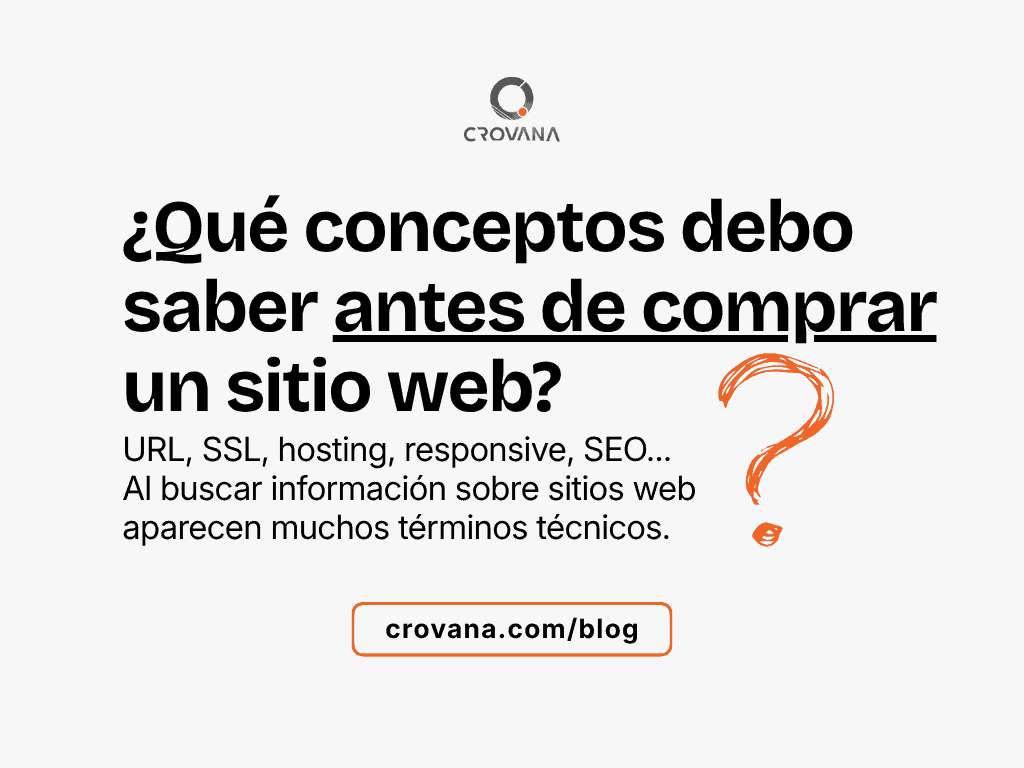 ¿Qué conceptos debo saber antes de comprar una página web?